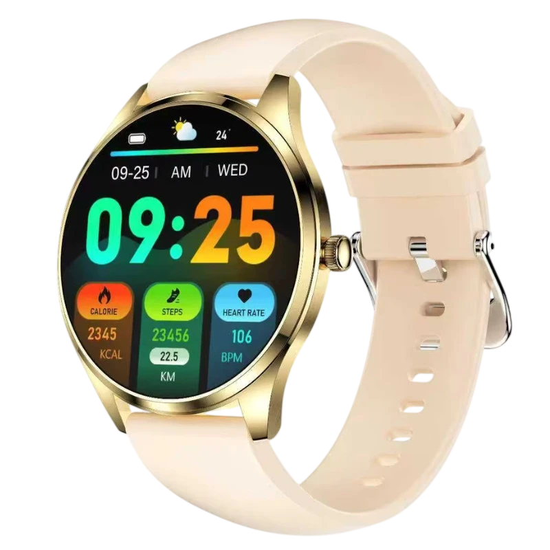 TN99 Smartwatch con Correa de Silicona Dorado