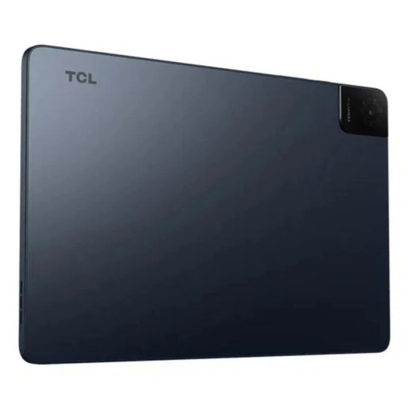 TCL TAB 10L Gen 4 10.1 pulgadas en gris antracita con carcasa metálica lisa y módulo de cámara trasera rectangular en la esquina superior derecha