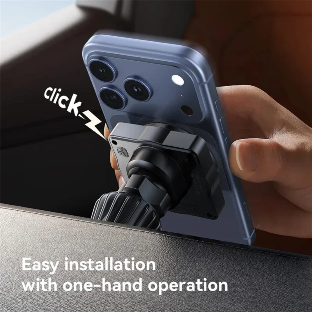 Soporte magnético para coche Joyroom JR-ZS506 15W, fijación click, sujeción firme y operación con una mano