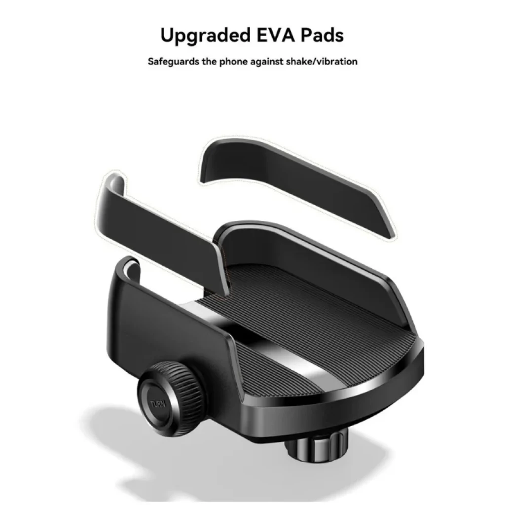 Joyroom JR-ZS431: soporte para smartphone con almohadillas EVA mejoradas, doble bloqueo de seguridad y rotación 360°, reduce vibraciones en bicicleta