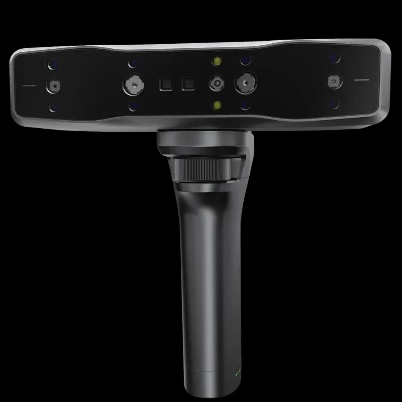 Escaner Creality Otter Lite/Babic noir, tête rectangulaire avec multiples capteurs frontaux, LED indicateurs et poignée ergonomique pour prise en main stable