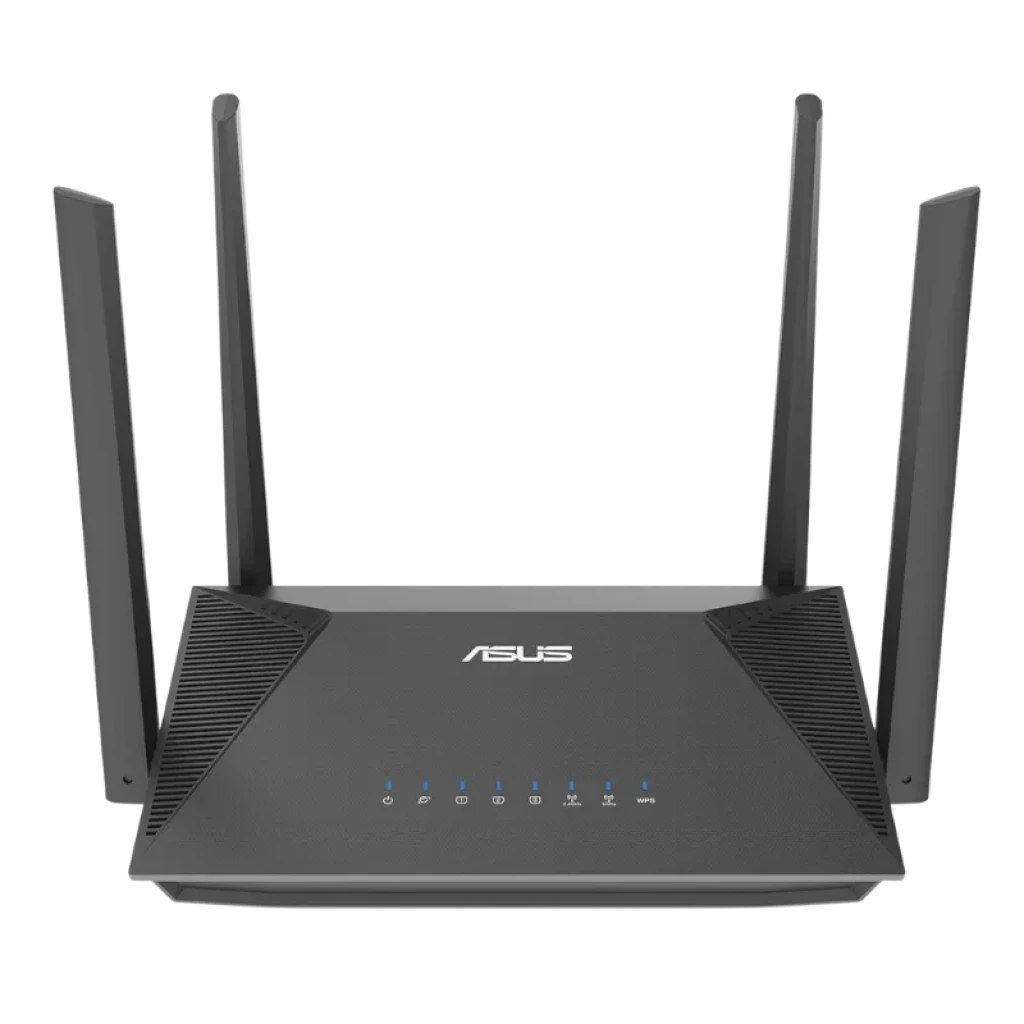 Router ASUS RT-AX52 Pro WiFi 6 negro con cuatro antenas externas
