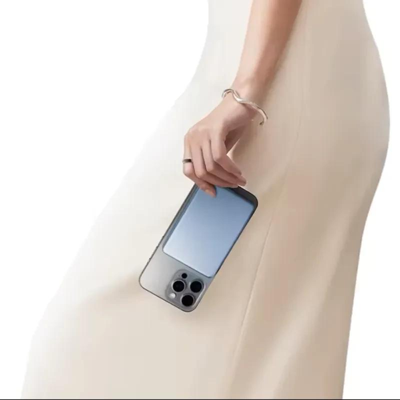 Xiaomi Ultra Slim Magnetic Power Bank 5000mAh 22,5W Azul, diseño ultradelgado, magnético, acabado azul metalizado, portátil y elegante en uso diario