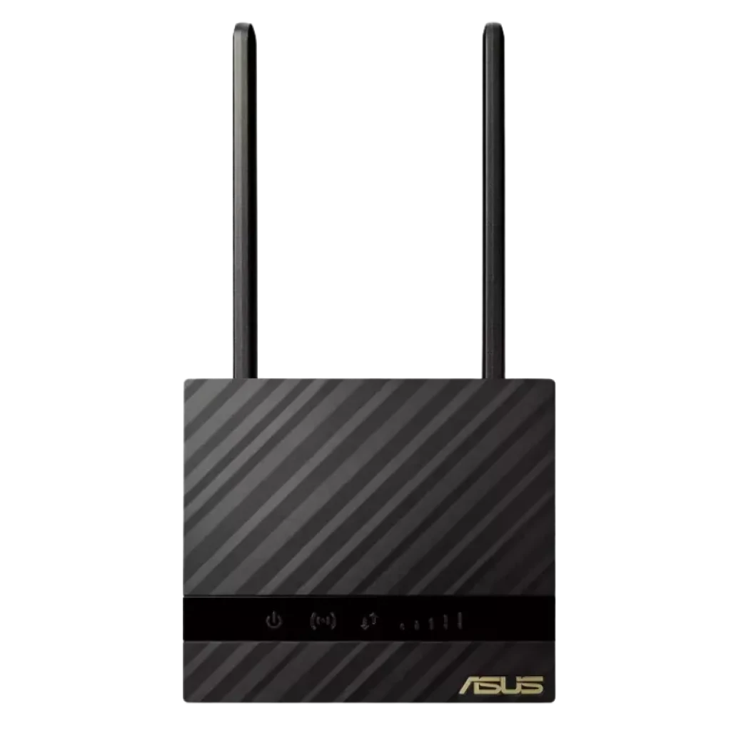 Router 4G ASUS 4G-N16 con indicadores LED de señal móvil