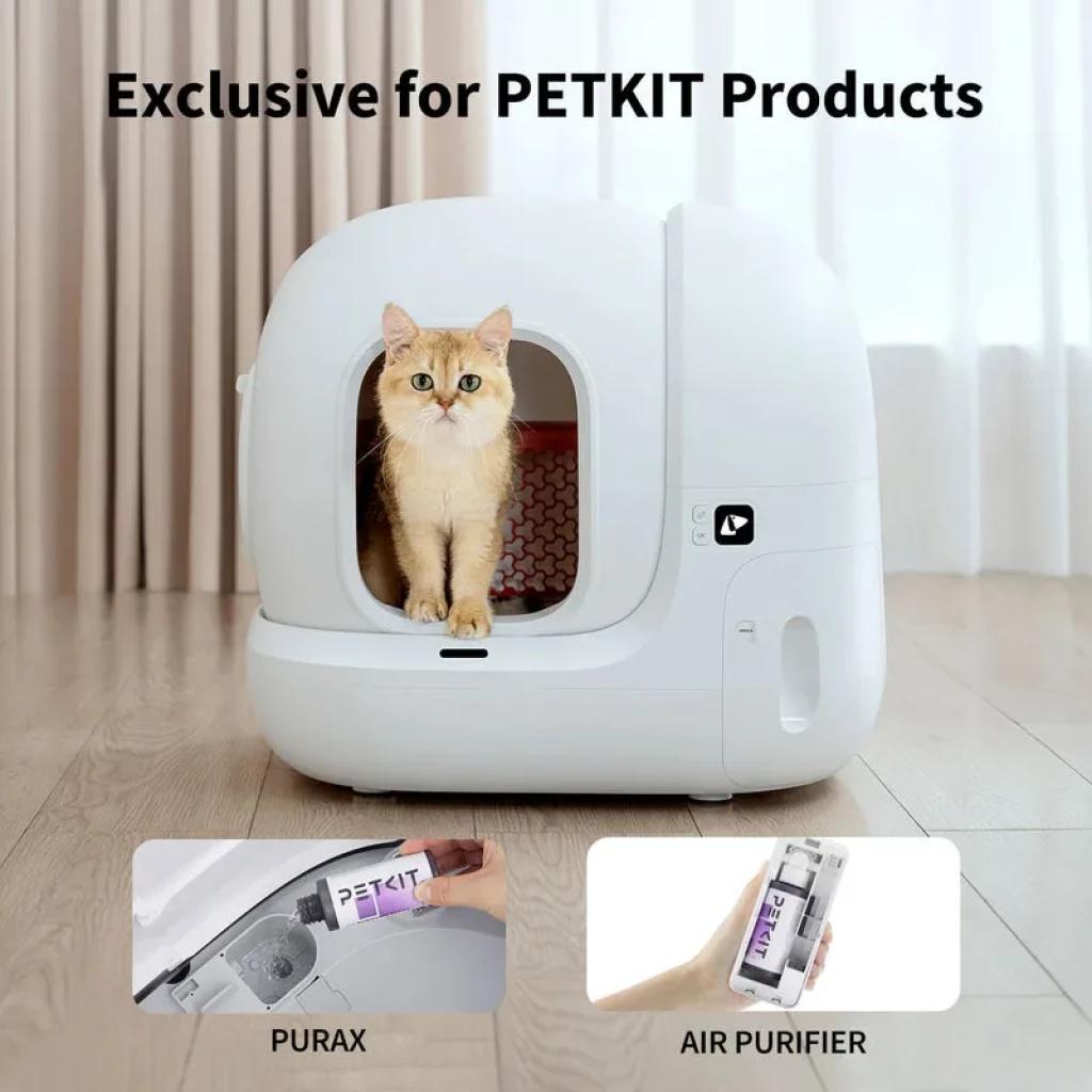 Petkit P9214 Recarga Concentrado Purificador de Ar 50ml 4 unidades, cartuchos compactos e brancos, compatíveis com purificador PETKIT para eliminar odores