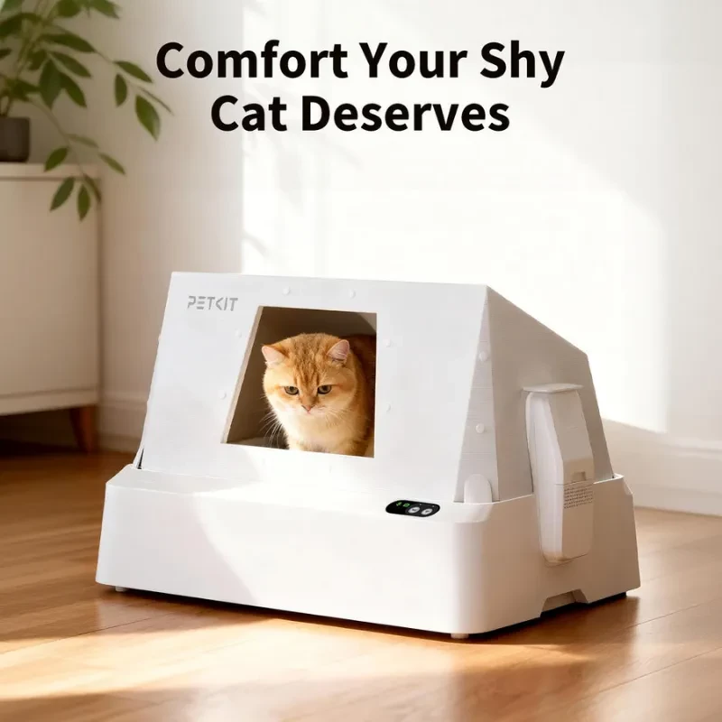 Image illustrative de la protection pour chats offerte par le PETKIT Front Entry Hood