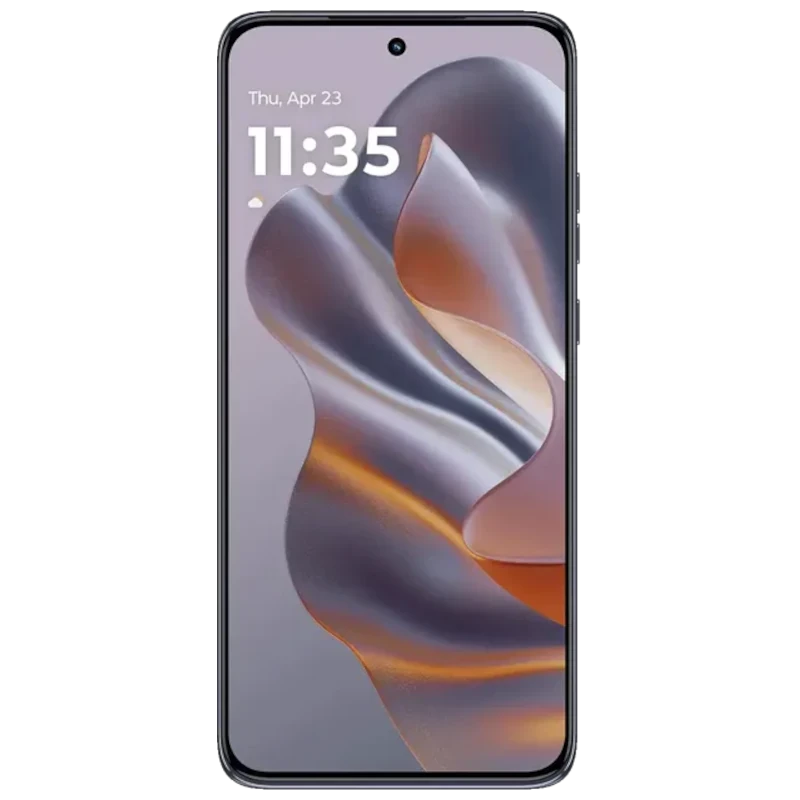 Motorola Edge 60 Neo 5G Azul Grisaille con pantalla pOLED HDR10+ de borde a borde, cámara frontal en agujero central y marcos delgados, 12 GB RAM Moto AI