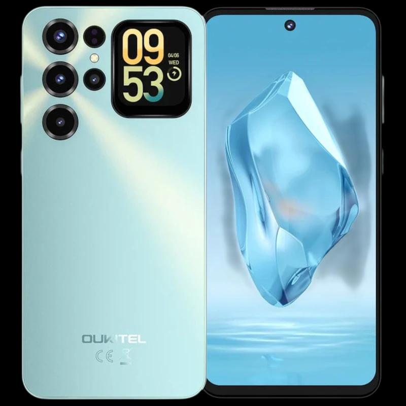 Image avant et arrière de l'Oukitel C68 Plus, avec écran arrière et double caméra 64 MPx