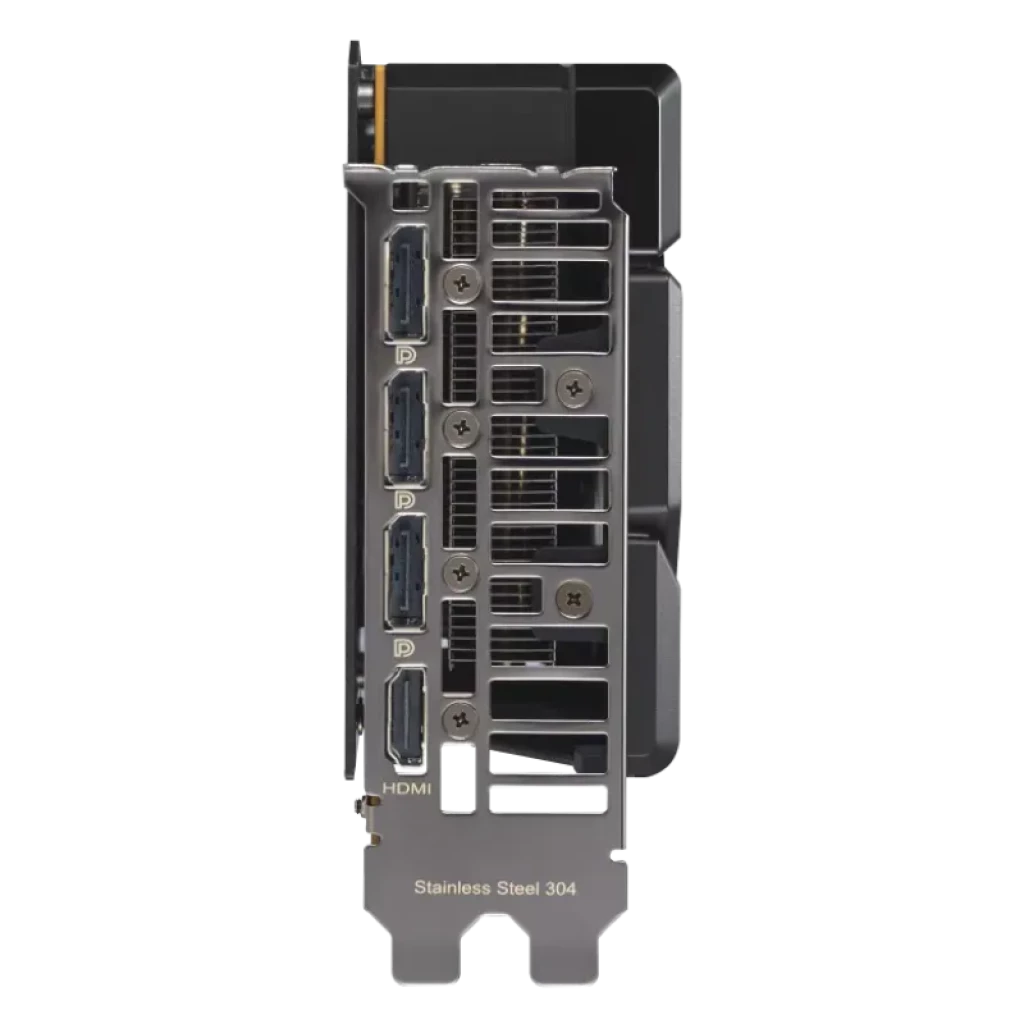 Ports DisplayPort 2.1b et HDMI 2.1b de la carte graphique ASUS Dual RTX 5060