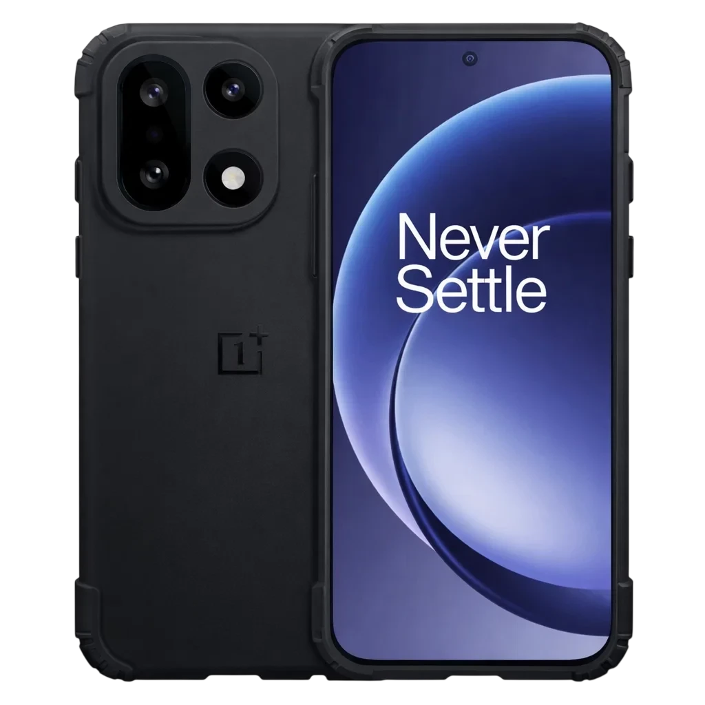 Coque silicone renforcée pour Realme 14 Pro Plus, transparente effet nacré, angles protégés, bords surélevés, découpes précises pour ports et boutons