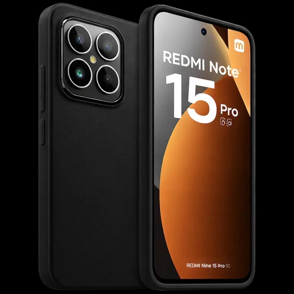 Coque Xiaomi Redmi Note 15 Pro 5G Square Liquid Premium Noir