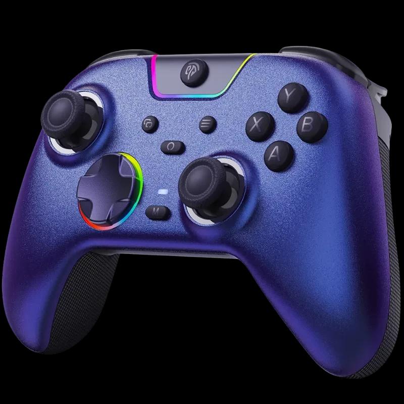 EasySMX X05 Pro PC Gamepad Púrpura - Mando multiplataforma con  triple conexión 2.4 GHz/Bluetooth/USB-C