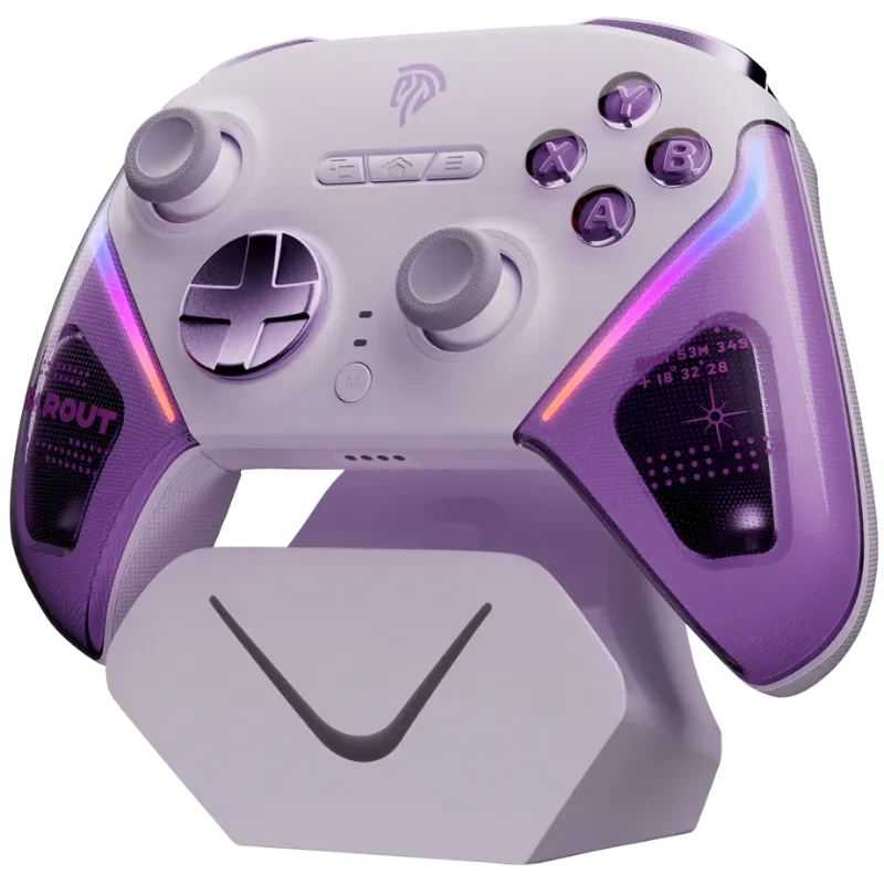 EasySMX D10 PC Violet - Manette multi-plateforme avec base de recharge intelligente