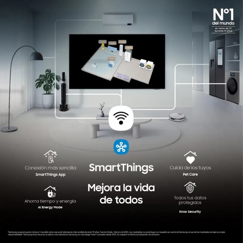 Samsung TU27F6005FK 27 pulgadas Full HD Smart TV negro con WiFi, integra SmartThings, control de dispositivos, ahorro de energía y seguridad Knox
