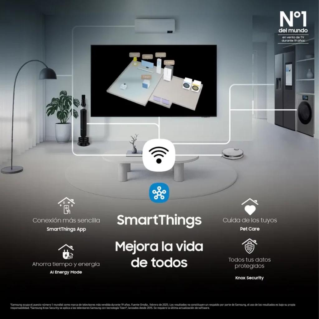 Samsung TU27F6005FK 27 pulgadas Full HD Smart TV negro con WiFi, integra SmartThings, control de dispositivos, ahorro de energía y seguridad Knox