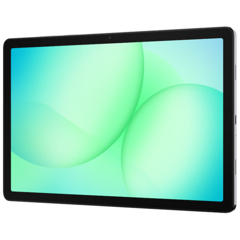 Samsung Galaxy Tab A11+ 8 GB/256 GB Prateado com ecrã grande de bordas finas, câmara frontal centralizada e corpo metálico prateado fino e moderno
