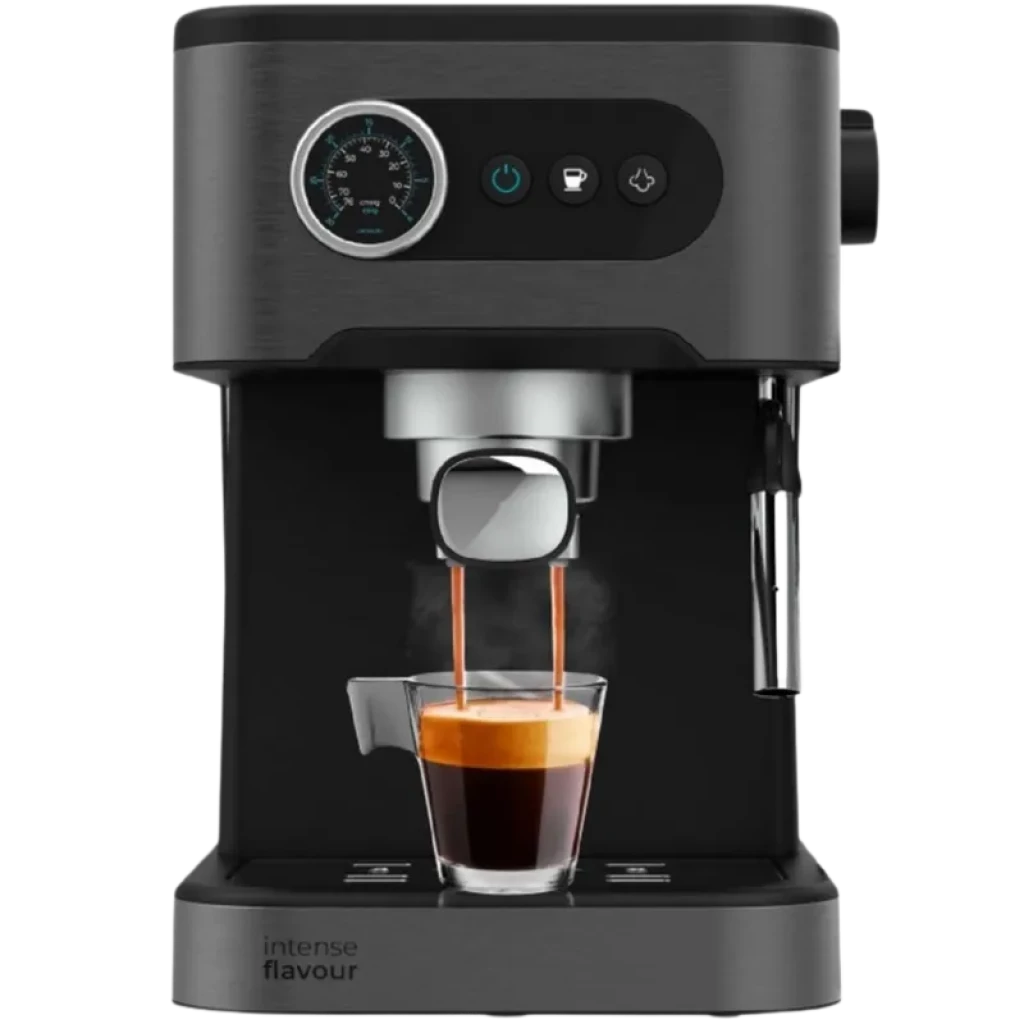 Cecotec Power Espresso 20 Pro 20 bars avec manomètre PressurePro - Machine à expresso