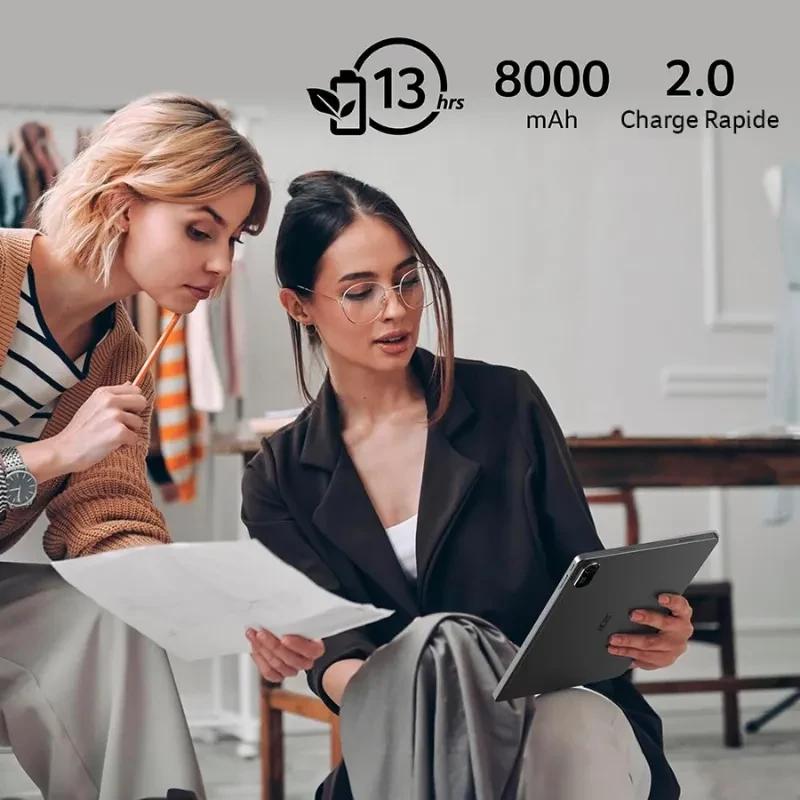 Imagen promocional con datos sobre la capacidad y duración de la batería de la Acer Iconia Tab P11