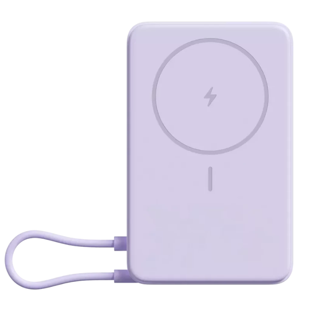 Xiaomi Magnetic Power Bank 10000 33W Violet avec support intégré