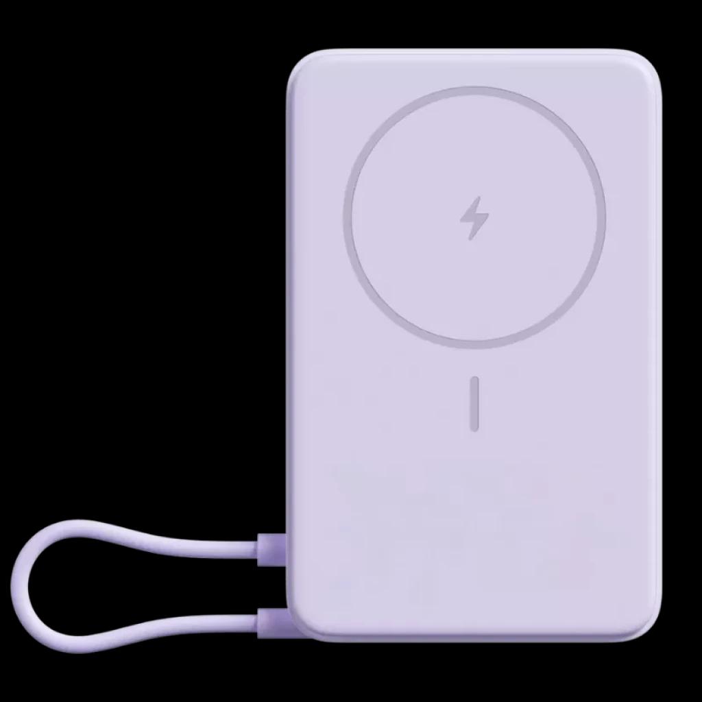 Xiaomi Magnetic Power Bank 10000 33W Violet avec support intégré
