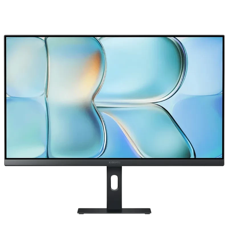 Monitor Xiaomi A24i 23.8 FHD 100Hz IPS con marcos delgados, pantalla plana mate, soporte negro con ajuste de altura y diseño minimalista elegante