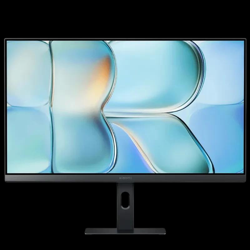 Monitor Xiaomi A24i 23.8 FHD 100Hz IPS con marcos delgados, pantalla plana mate, soporte negro con ajuste de altura y diseño minimalista elegante