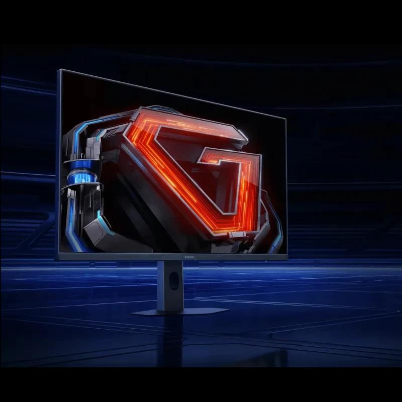 Monitor Xiaomi 2K Gaming G27Qi 2026 con pantalla sin bordes, panel 2K nítido, soporte ajustable y diseño gamer con iluminación roja en forma de G