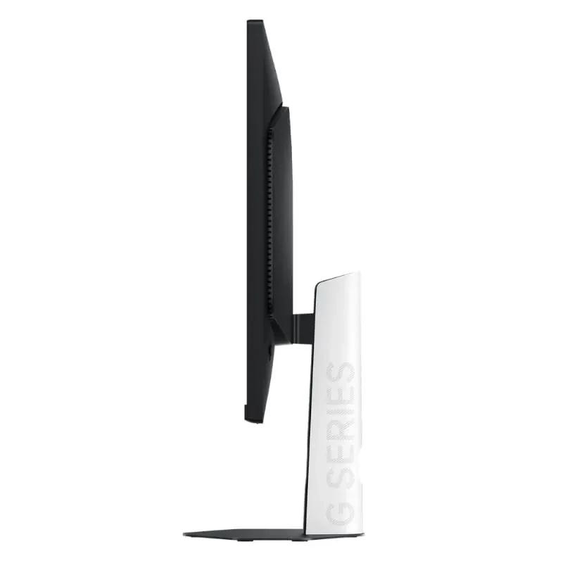 Monitor Xiaomi 2K Gaming G27Qi 2026 con perfil ultra delgado, panel negro, trasera blanca y base estable; soporte ajustable con detalle G Series en el lateral