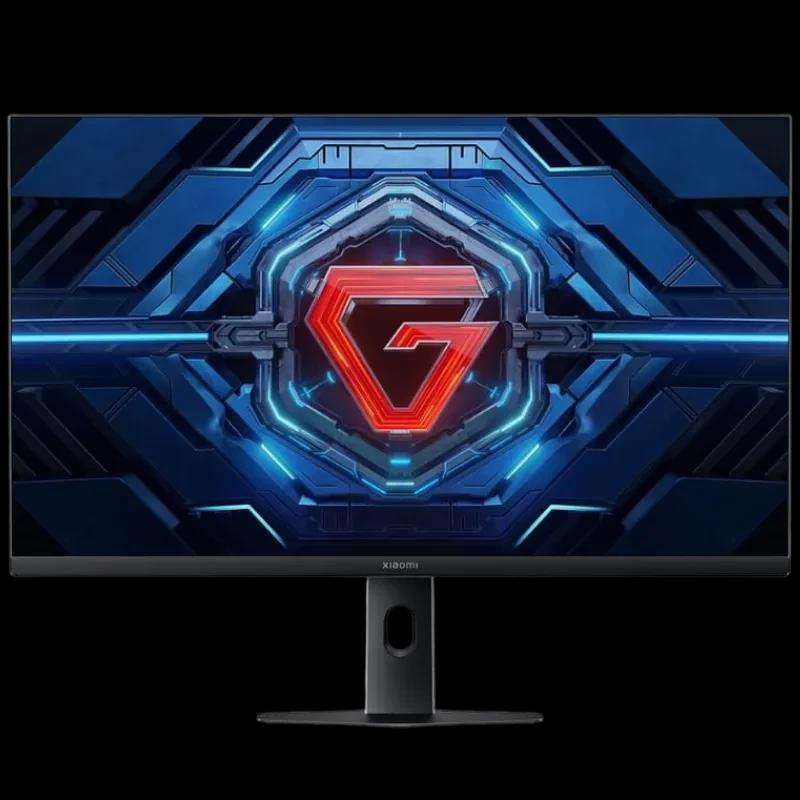 Monitor Xiaomi 2K Gaming G27Qi 2026 con pantalla 27 pulgadas 2K, biseles ultrafinos, soporte central robusto y diseño gamer con iluminación azul y rojo en