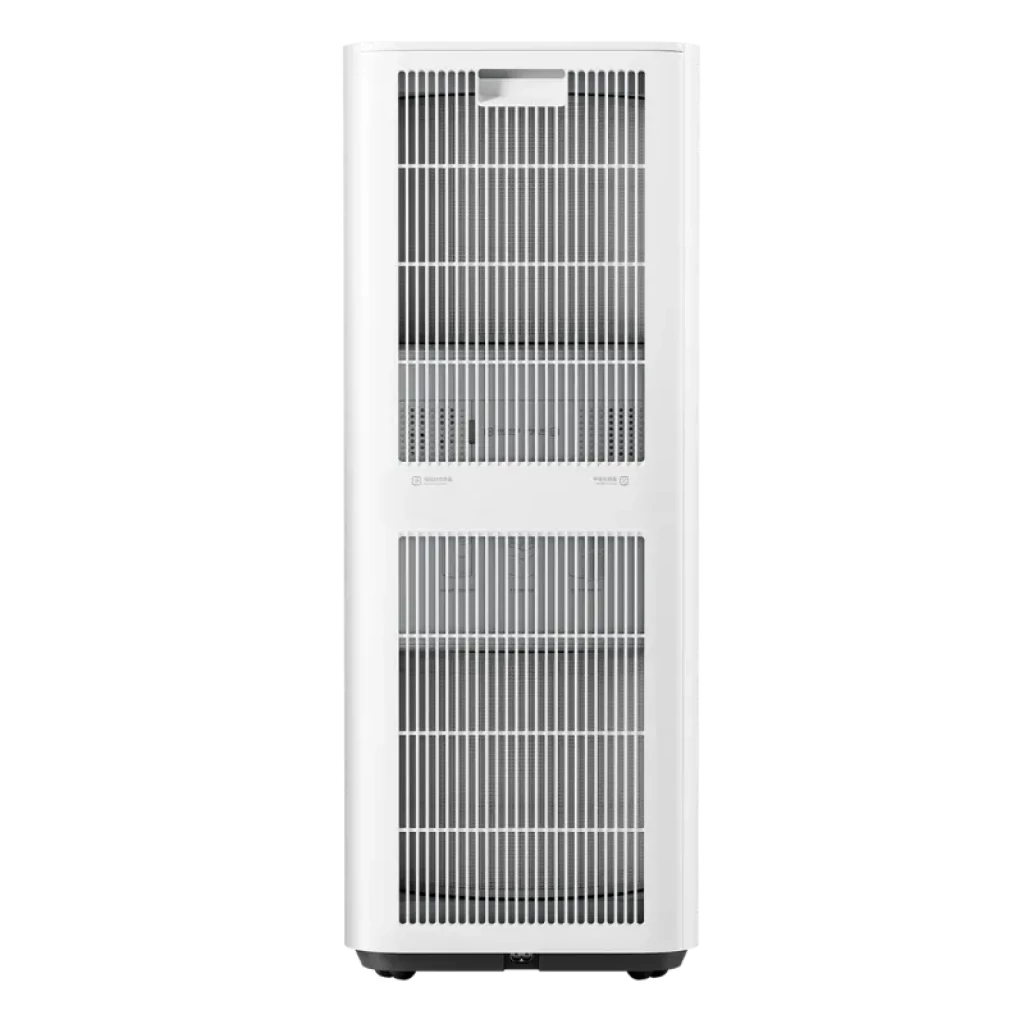 Vista traseira do Mijia Smart Air Purifier Max com dupla filtragem