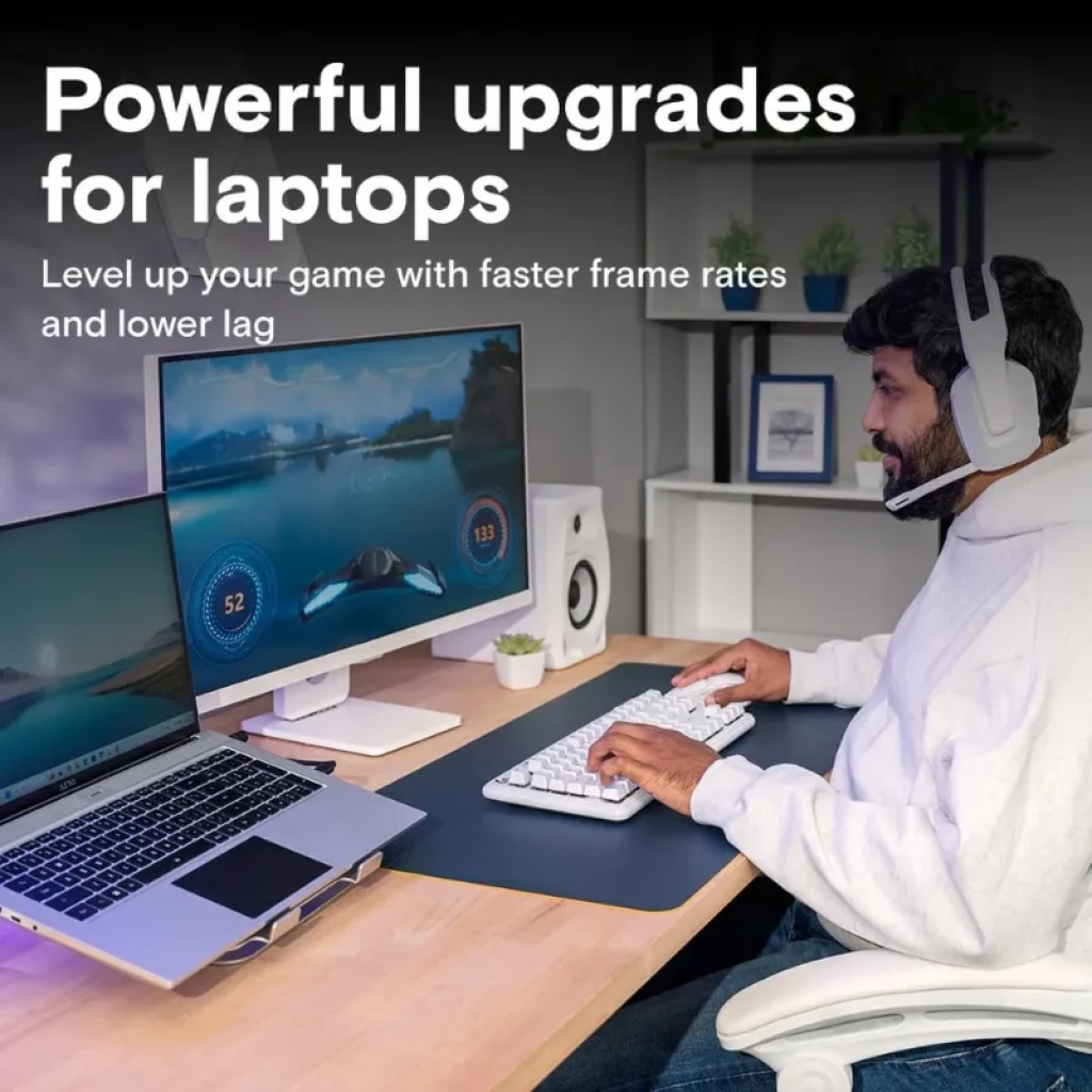 Kit Crucial RAM DDR5 32 Go 2x16 Go SODIMM 5600 MHz pour laptops, deux modules verts avec étiquettes blanches, format compact pour mini PC et portables