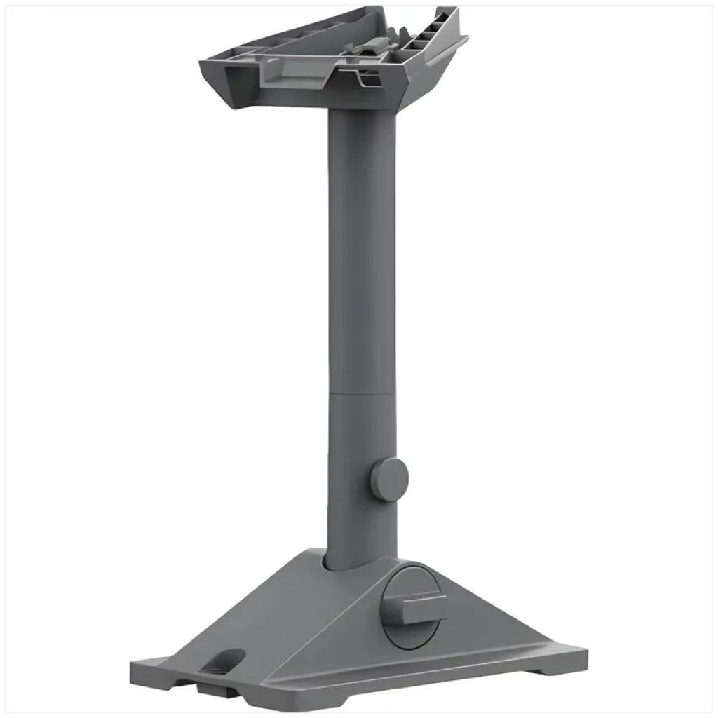 Starlink Mini Gris - Soporte pivotante giratorio con base robusta, brazo vertical y plataforma ajustable; acabado mate y diseño compacto para montaje estable