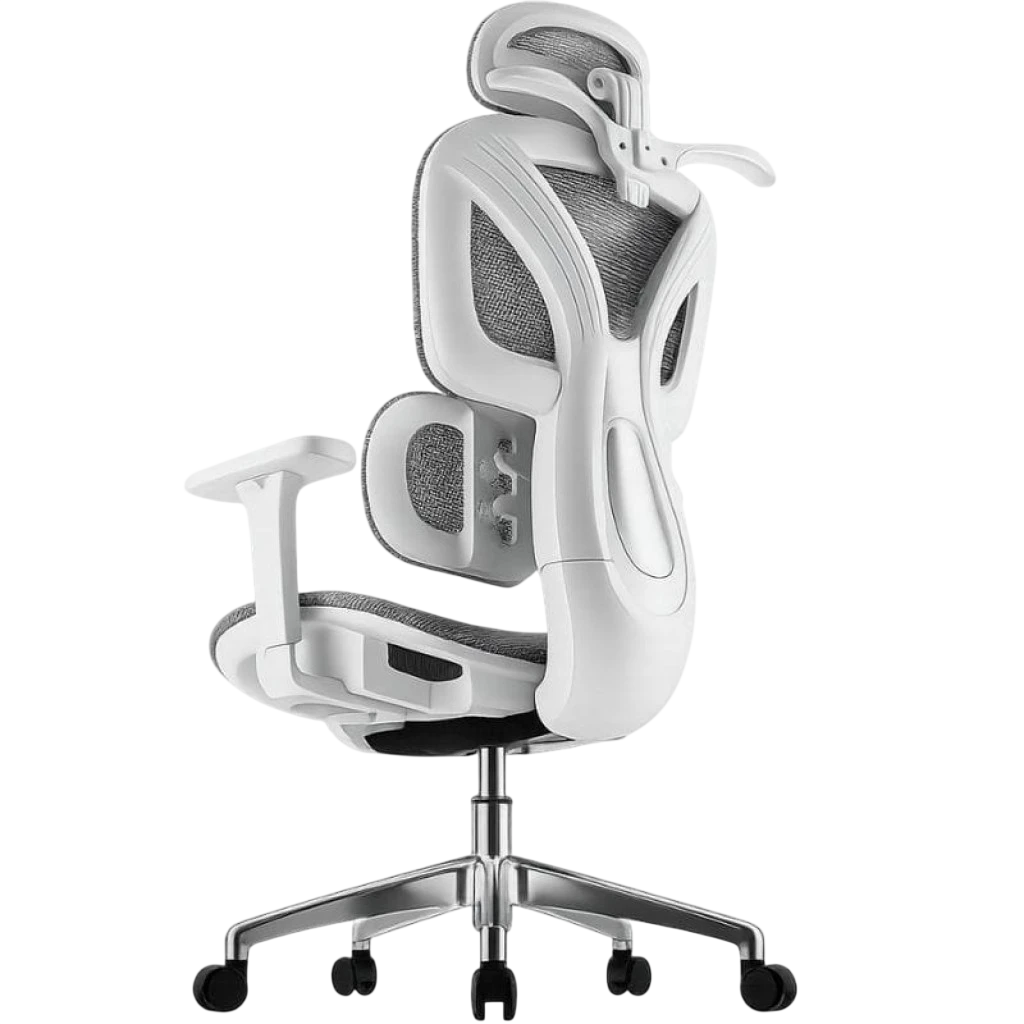 Powerbasic Silla de Oficina Ergonómica Beja Gris - Clase B Reacondicionado