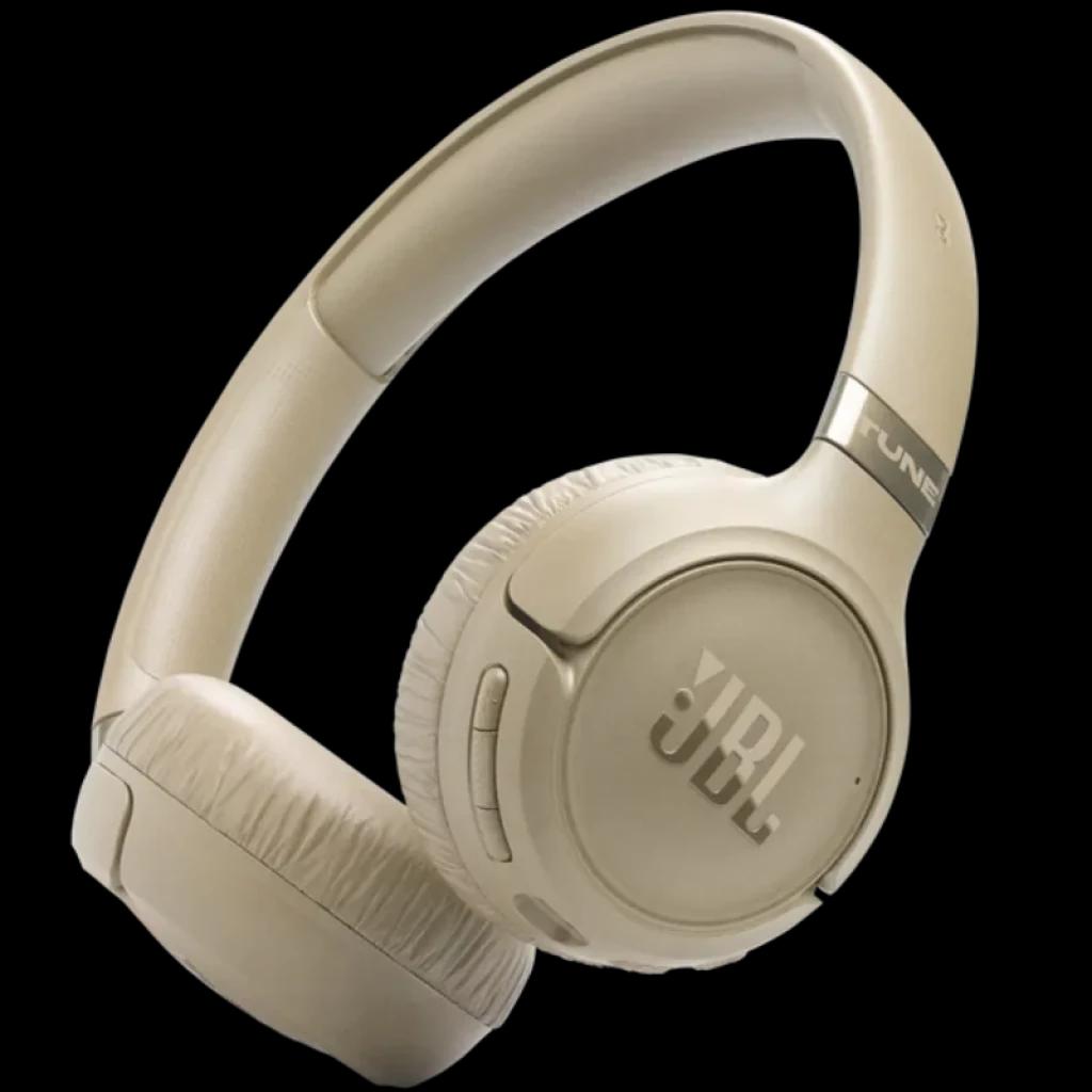 JBL Tune 680NC Beige - Auriculares Inalámbricos Supraaurales con ANC