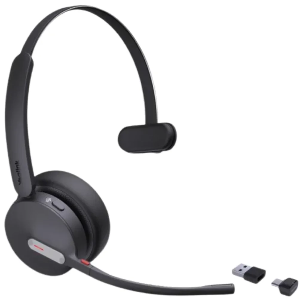 Yealink BH70 Mono Teams USB-C/A - Auscultadores mono com diadema, Bluetooth, com microfone boom com cancelamento de ruído