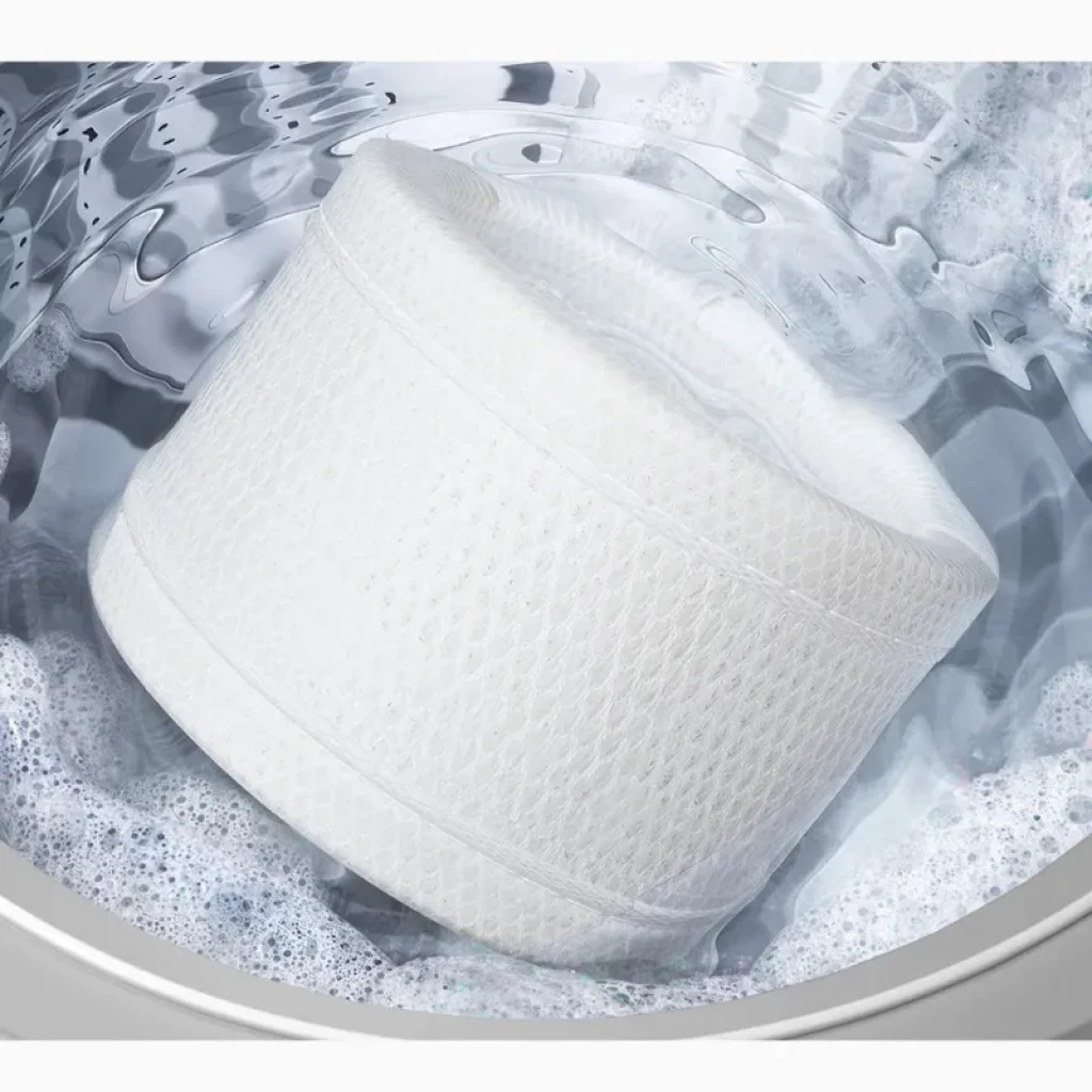 Filtro para Mijia Smart Evaporative Humidifier Pro: cartucho cilíndrico branco, malha porosa de alta densidade, design lavável