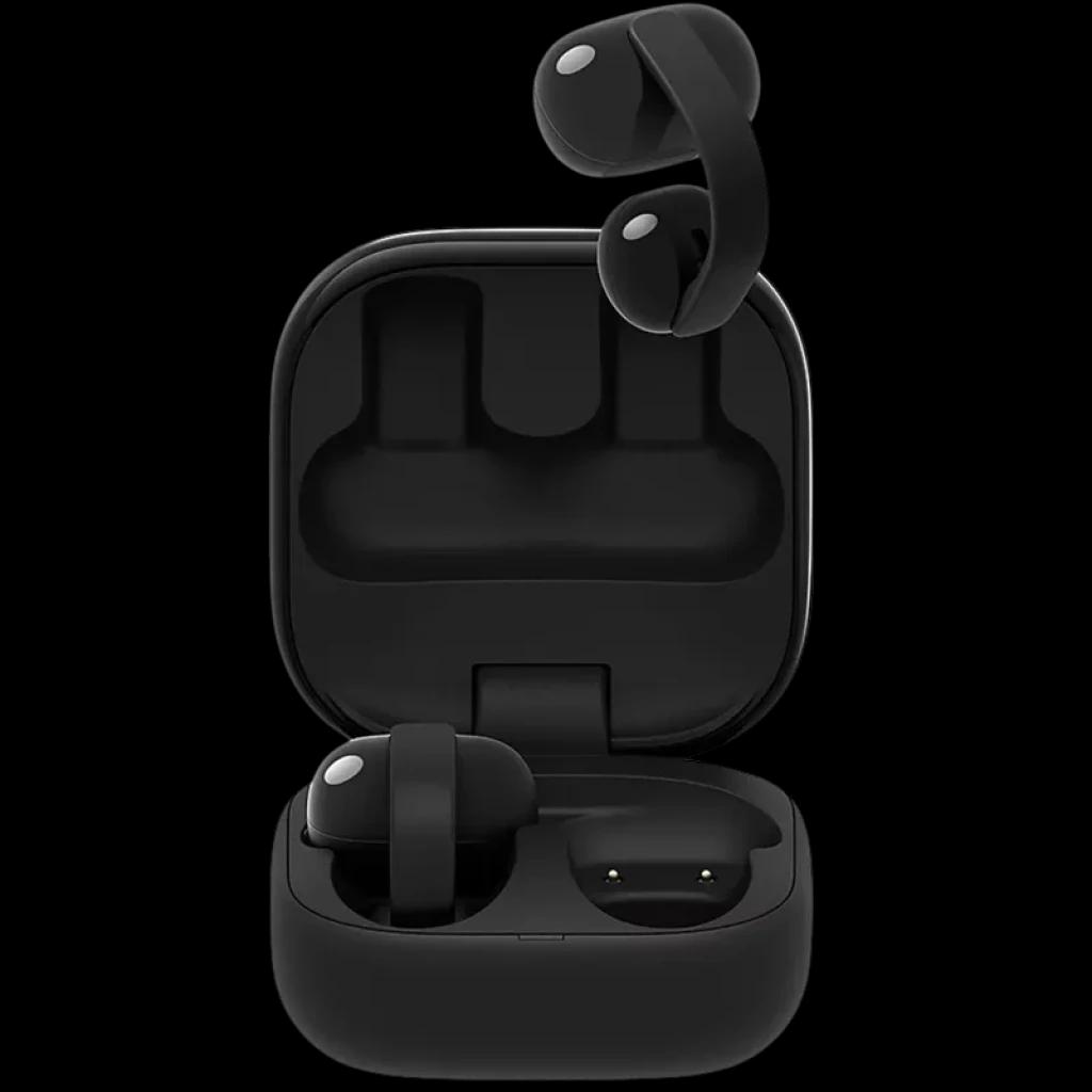 Sony LinkBuds Clip WF-LC900 Noir - Écouteurs TWS à oreille ouverte avec 3 modes d'écoute