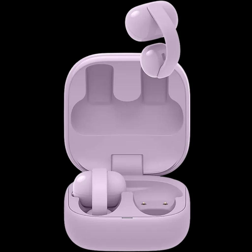 Sony LinkBuds Clip WF-LC900 Lavanda - Auriculares TWS Open-ear com 3 modos de audição