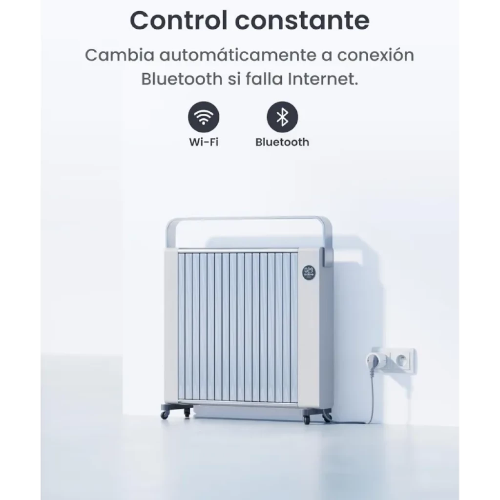 Prise intelligente Switchbot Plug Mini EU branchée au mur, contrôle Wi‑Fi et Bluetooth, indicateur LED, format compact, idéale pour appareils domestiques