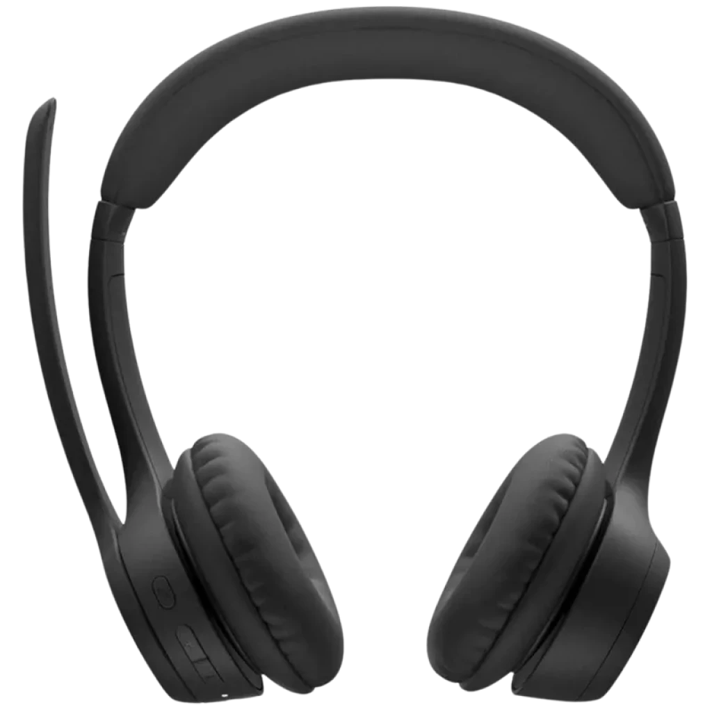 Logitech Zone 305 MS auriculares diadema negros con micrófono abatible, almohadillas acolchadas y banda ajustable, estilo moderno, Bluetooth y TEAMS Microsoft
