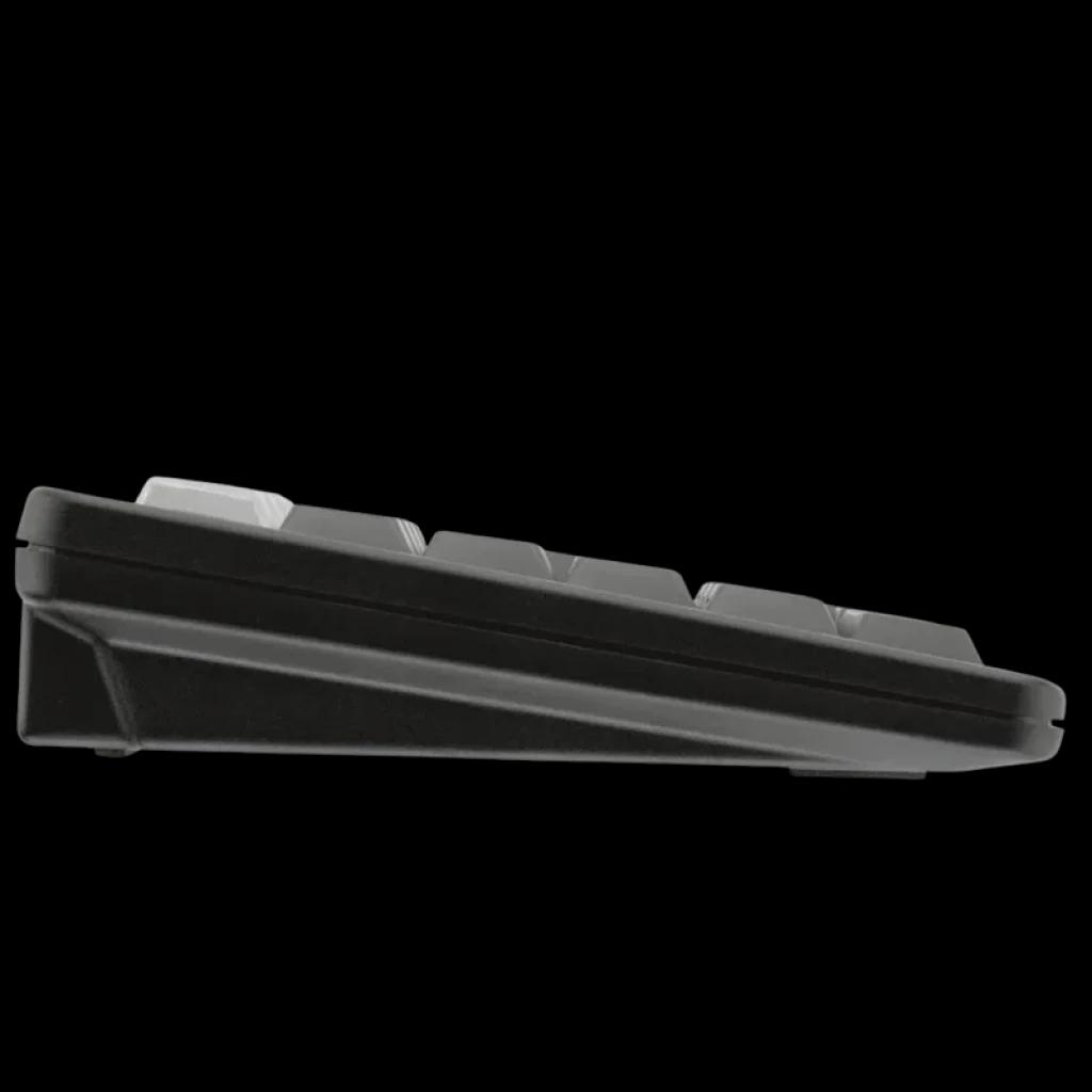 Teclado numérico mecánico Cherry G84-4700 negro, perfil delgado, teclas elevadas, conexión USB, diseño compacto y programable con acabado mate