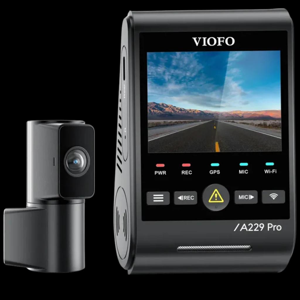VIOFO A229 Pro Tele 4K + 2K WiFi GPS - Dashcam sensor Sony STARVIS 2 IMX678 de 8 MP 