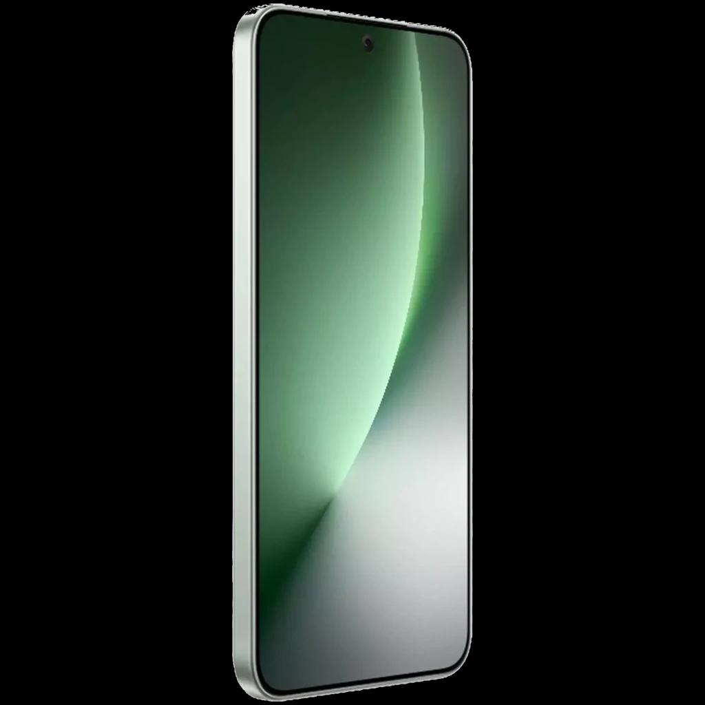 Honor Magic8 Lite 5G verde com ecrã de 6,79 polegadas, bordas finas, botões laterais prateados e design elegante; 256 GB e 8 GB de RAM