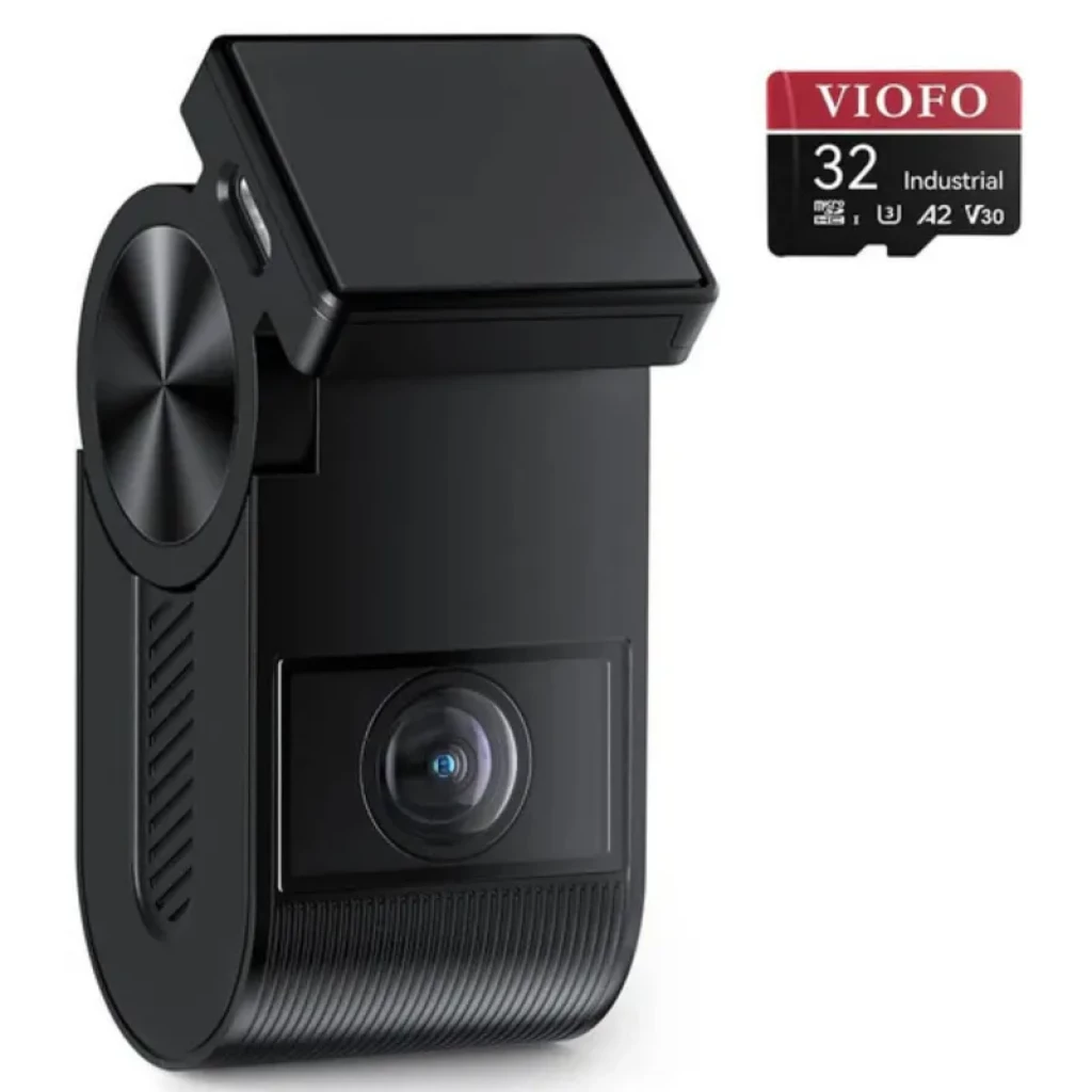 VIOFO VS1 Mini 2K HDR- Dashcam con control por voz, Wi-Fi de 5 GHz y GPS con tarjeta MicroSD de 32 GB