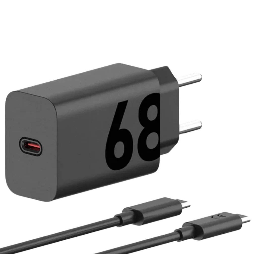 Motorola TurboPower 68W EU Carga rápida - Cargador Universal con cable 1m Negro