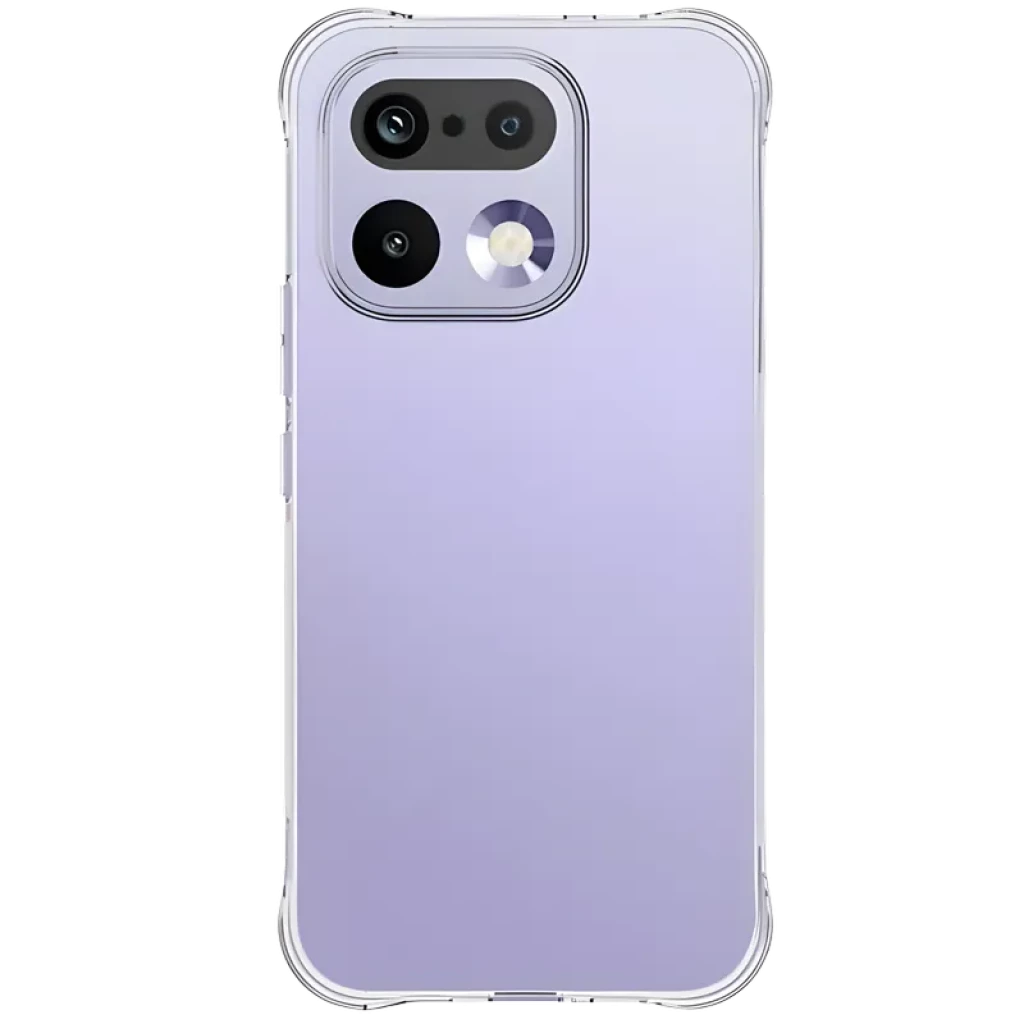 Capa de silicone transparente para Realme 16 Pro, bordas reforçadas, recortes precisos para câmera dupla e flash, design fino que preserva a cor do aparelho