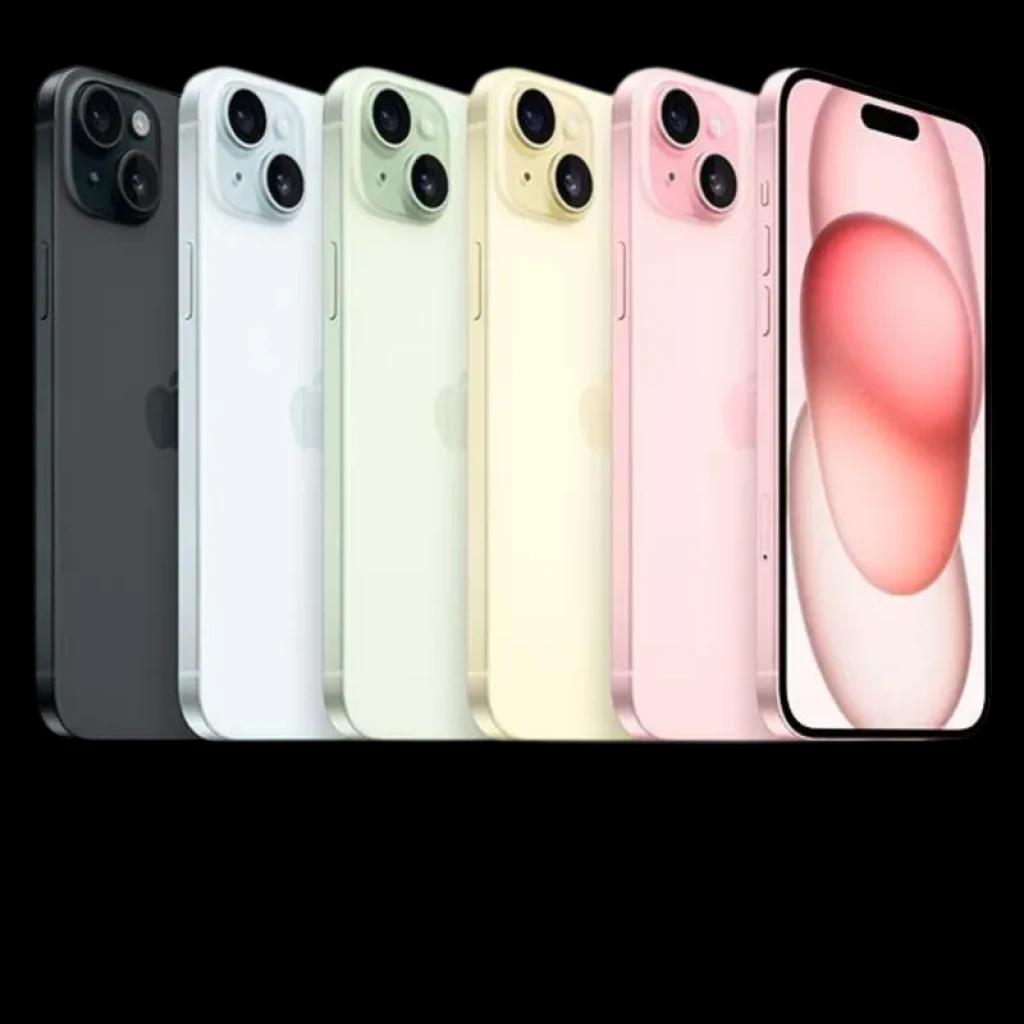 iPhone 15 Plus 5G 128 GB Azul Renovado Excelente estado com design em alumínio, tela ampla, câmera dupla traseira e bordas planas elegantes