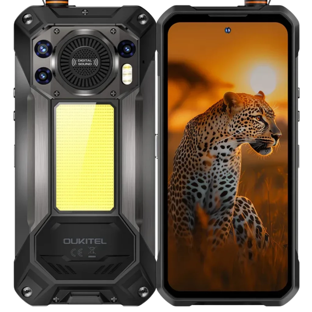 Oukitel WP61 Plus 5G 12GB/512GB Negro - Móvil Rugged con Batería 20000mAh y Walkie-Talkie DMR