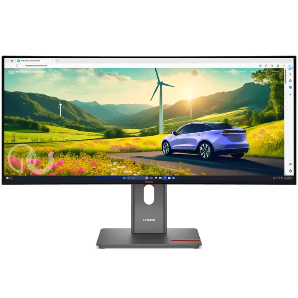 Lenovo ThinkVision P34WD-40 34 pulgadas curvo IPS WQHD 120Hz, pantalla ultraancha con biseles delgados, soporte ajustable y colores vivos para multitarea