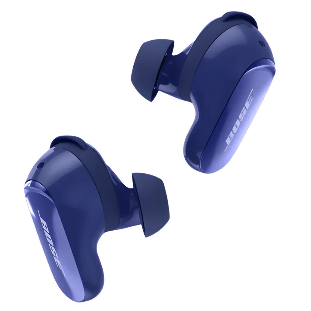 Bose QuietComfort Ultra 2ª geração roxo: auriculares intra-auriculares sem fios, design ergonômico, ponteiras de silicone, acabamento brilhante com